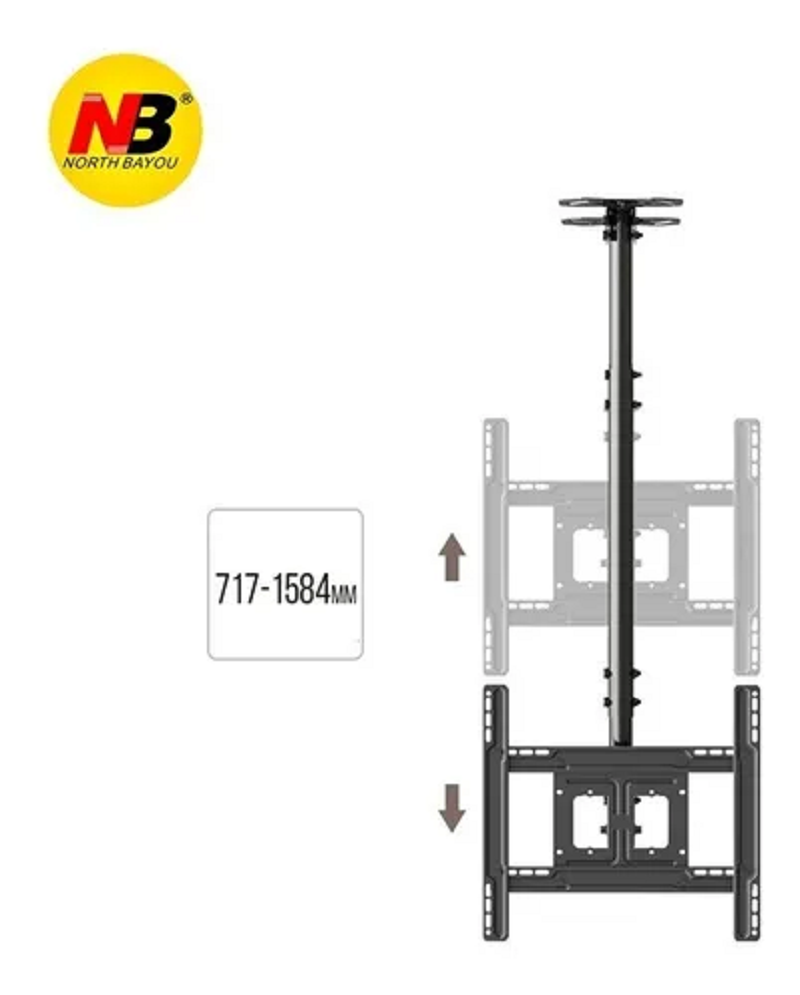 Miniatura 6 de Base De Techo Tv 32-75 Pulgadas